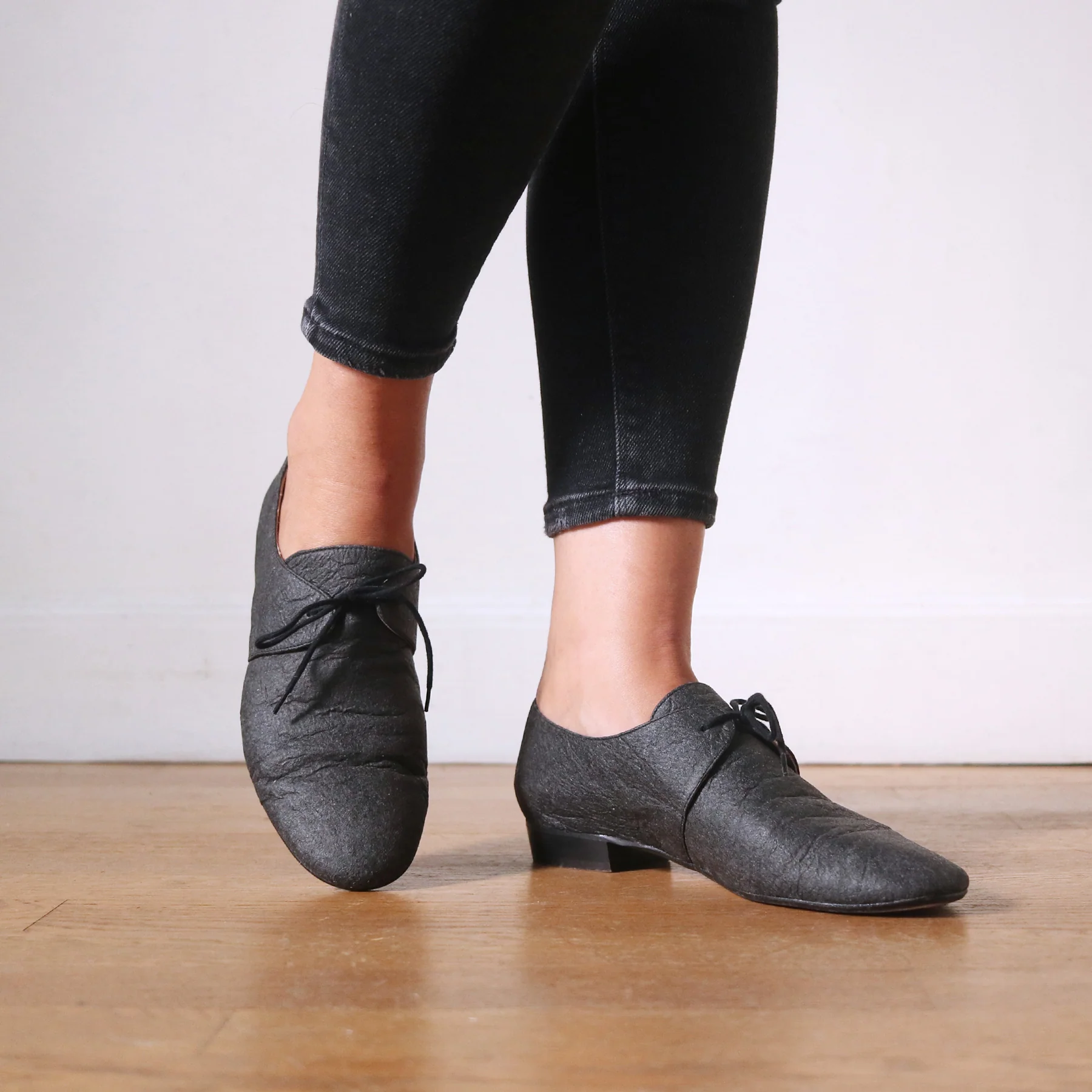 Derbies Tapir piñatex noir - Image 7