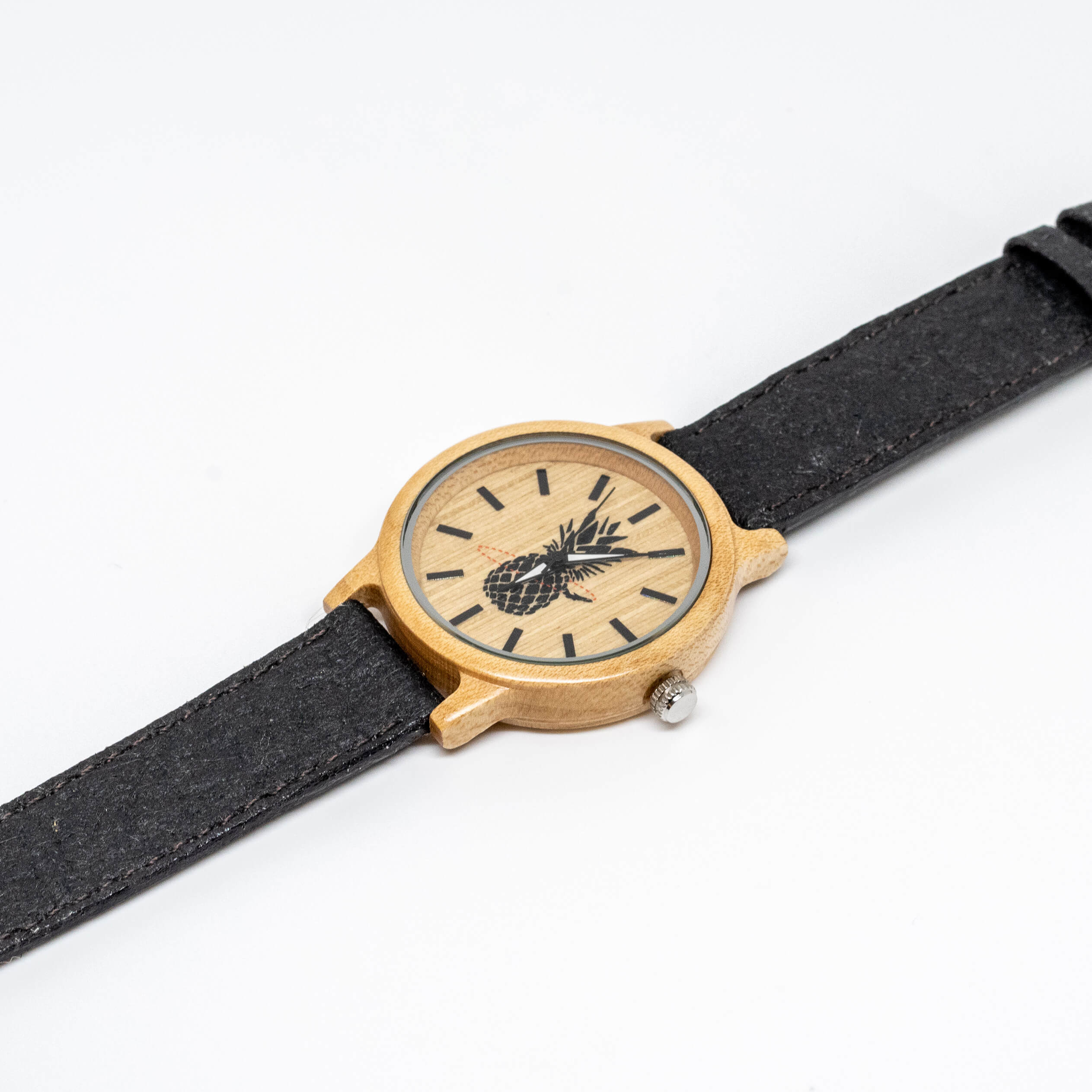Montre Tropical Bois & Pinatex noir - Image 4