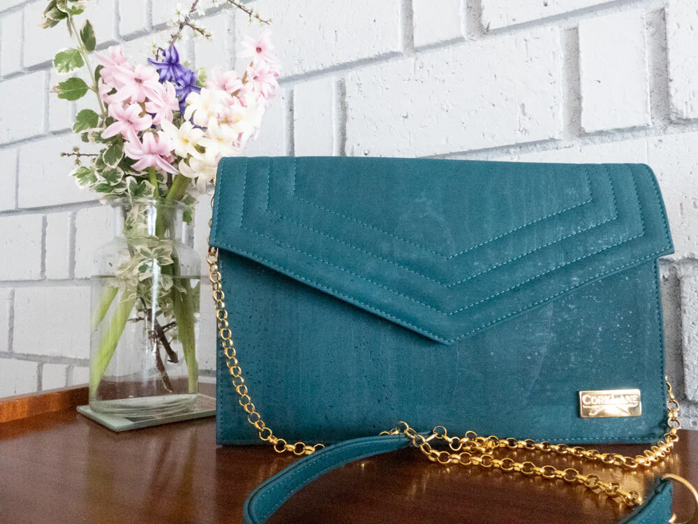 Sac en liège Stefi Teal - Image 3