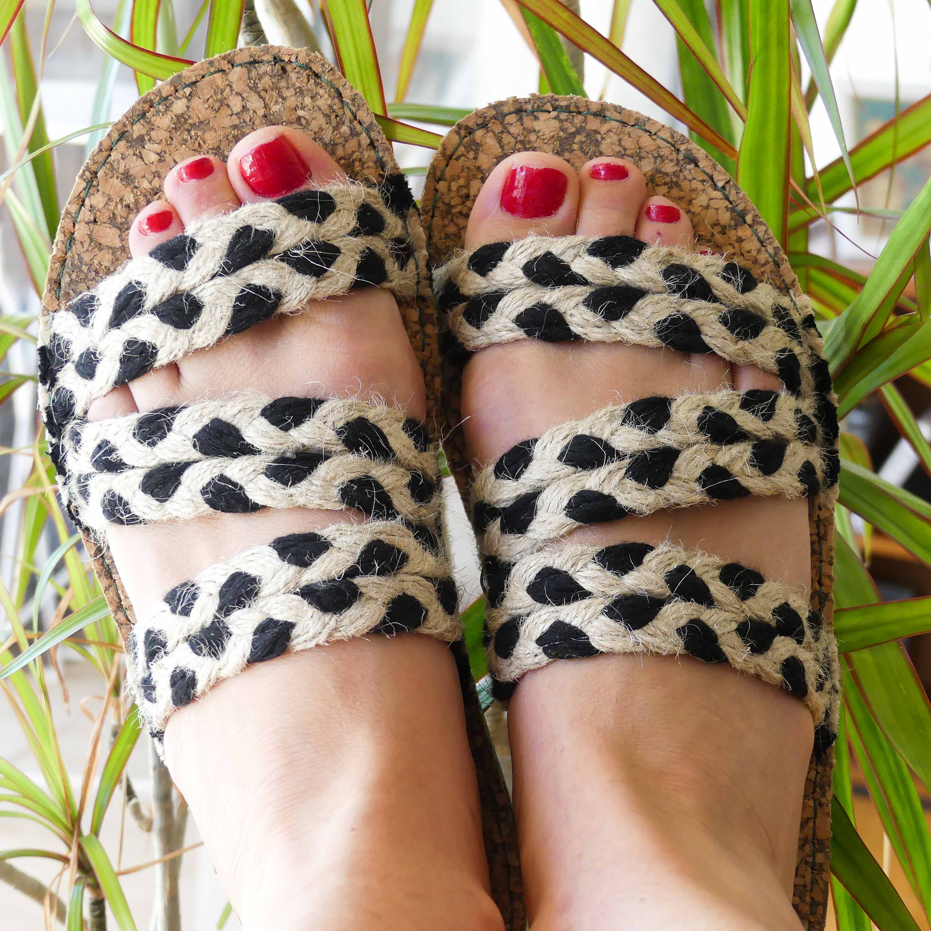 Sandales Marguerite Noires - Image 6