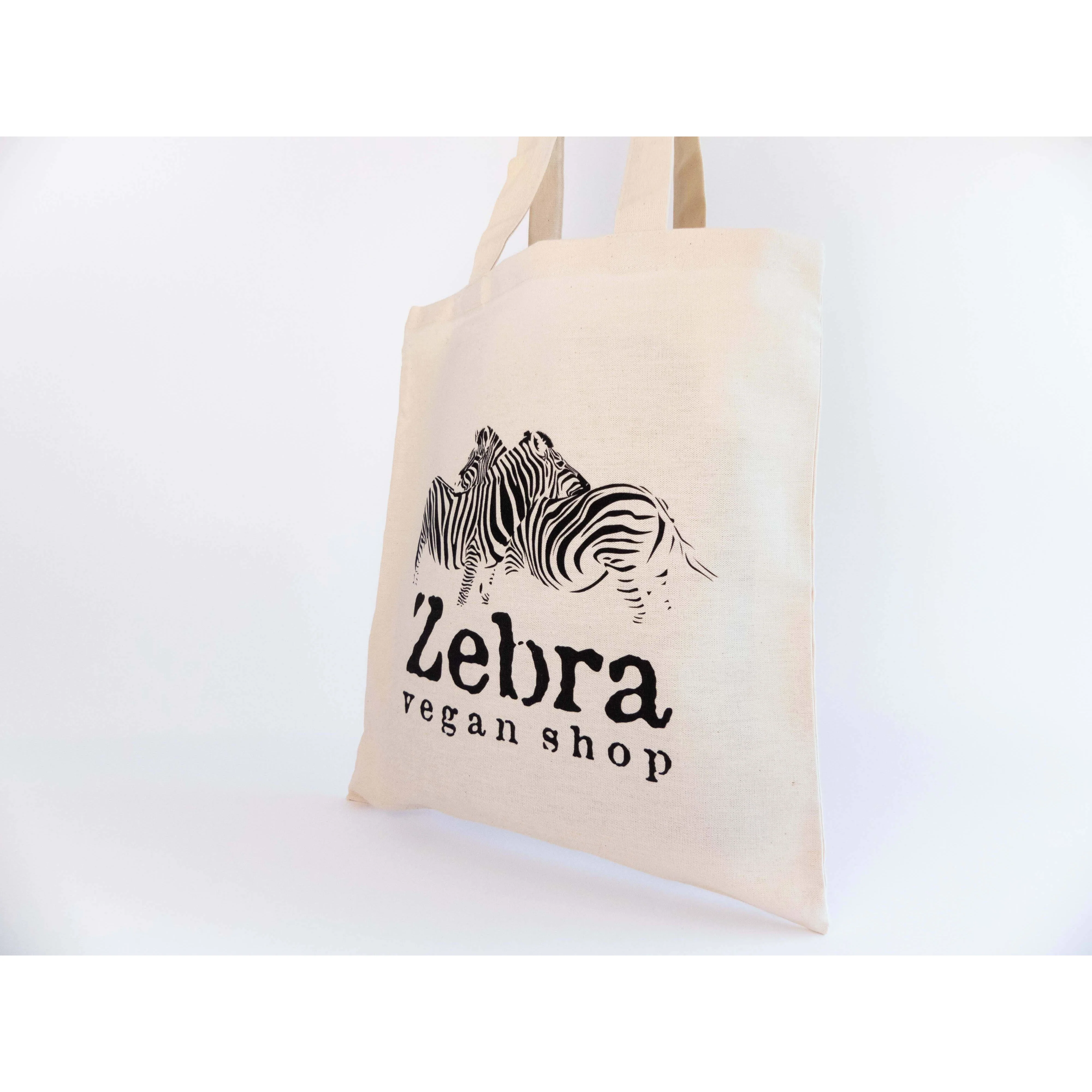 Tote Bag en coton Bio Zebra - Image 4
